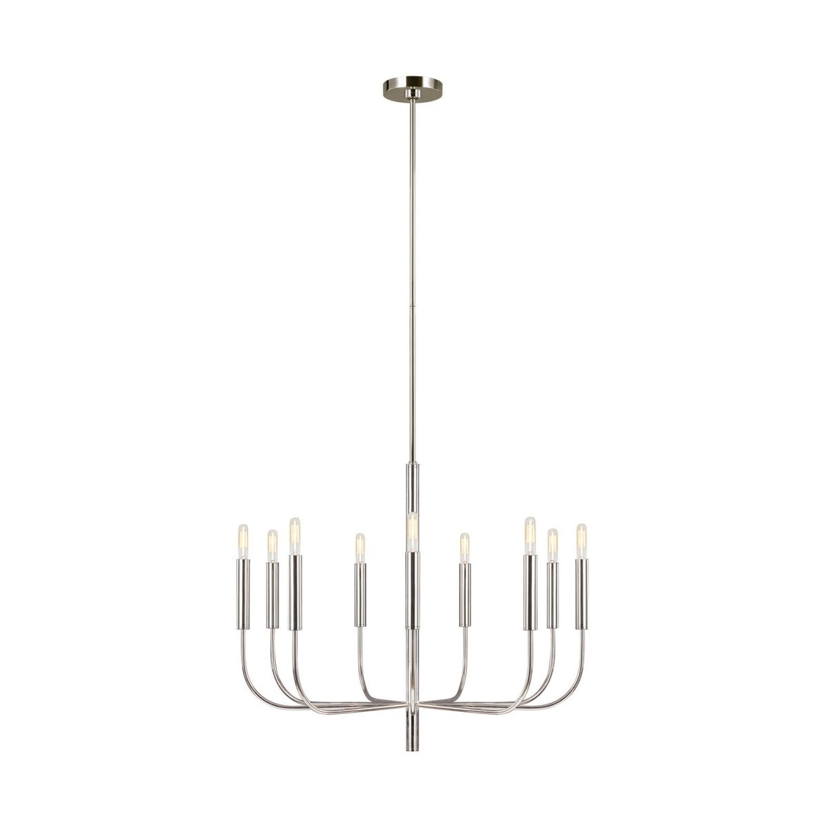 Lustre Brianna - Nickel poli 30" by Visual Comfort Studio | Luminaires & cie