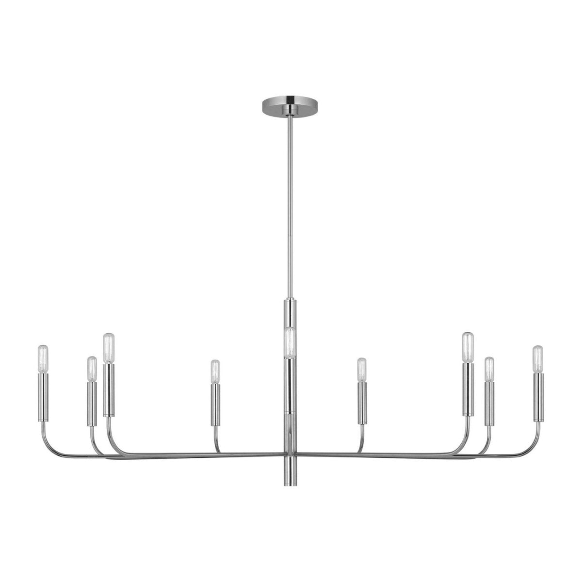 Lustre Brianna - Nickel poli 48" by Visual Comfort Studio | Luminaires & cie