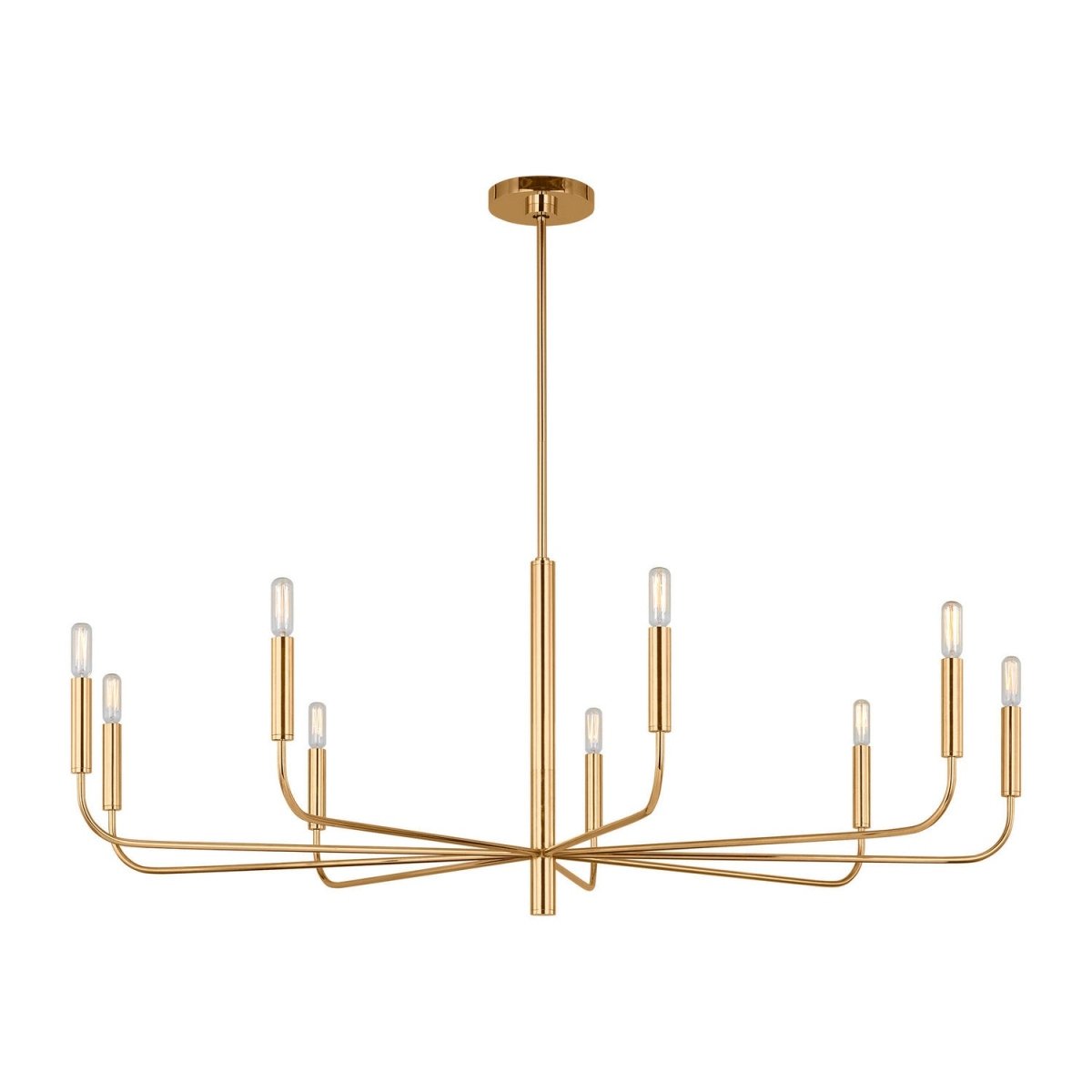 Lustre Brianna - Nickel poli 48" by Visual Comfort Studio | Luminaires & cie