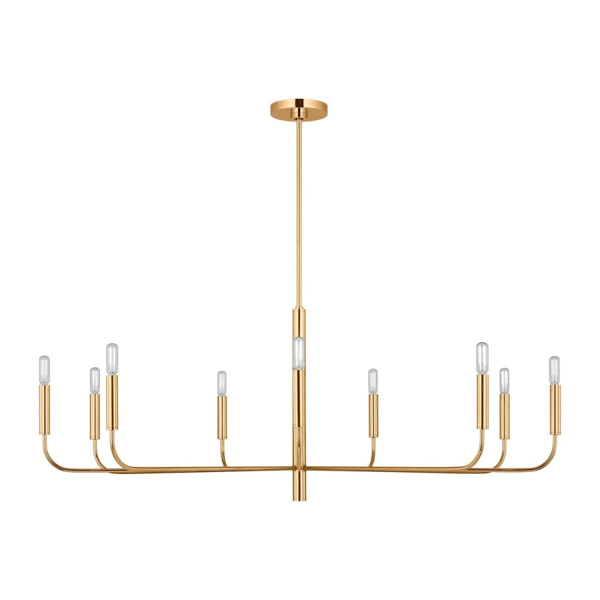 Lustre Brianna - Nickel poli 48" by Visual Comfort Studio | Luminaires & cie