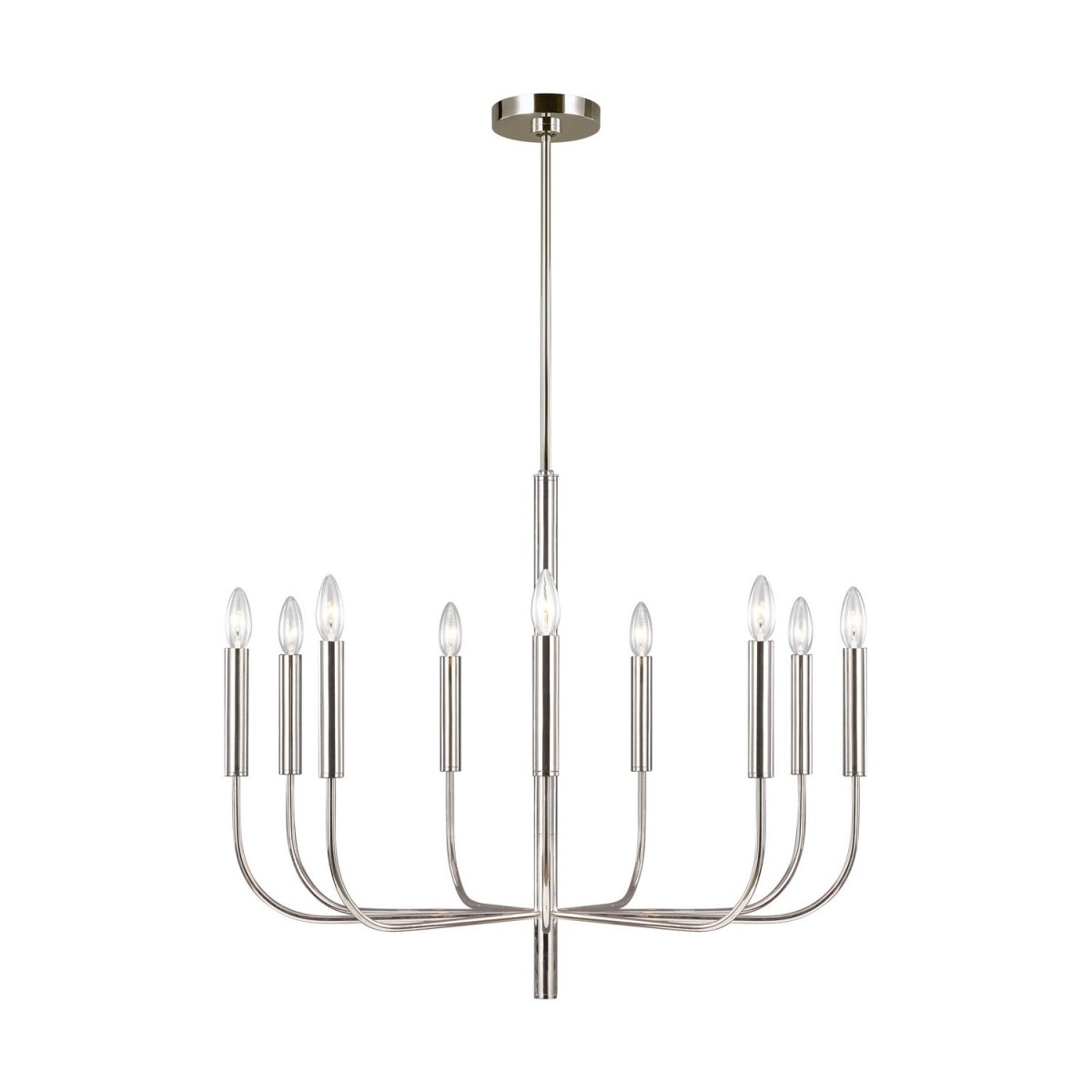 Lustre Brianna - Nickel poli 48" by Visual Comfort Studio | Luminaires & cie