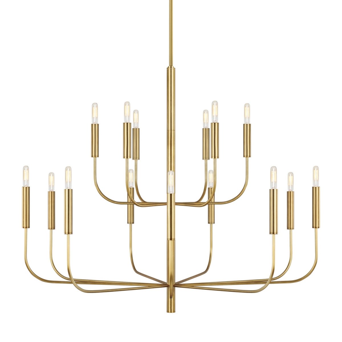 Lustre Brianna - Nickel poli 48" by Visual Comfort Studio | Luminaires & cie