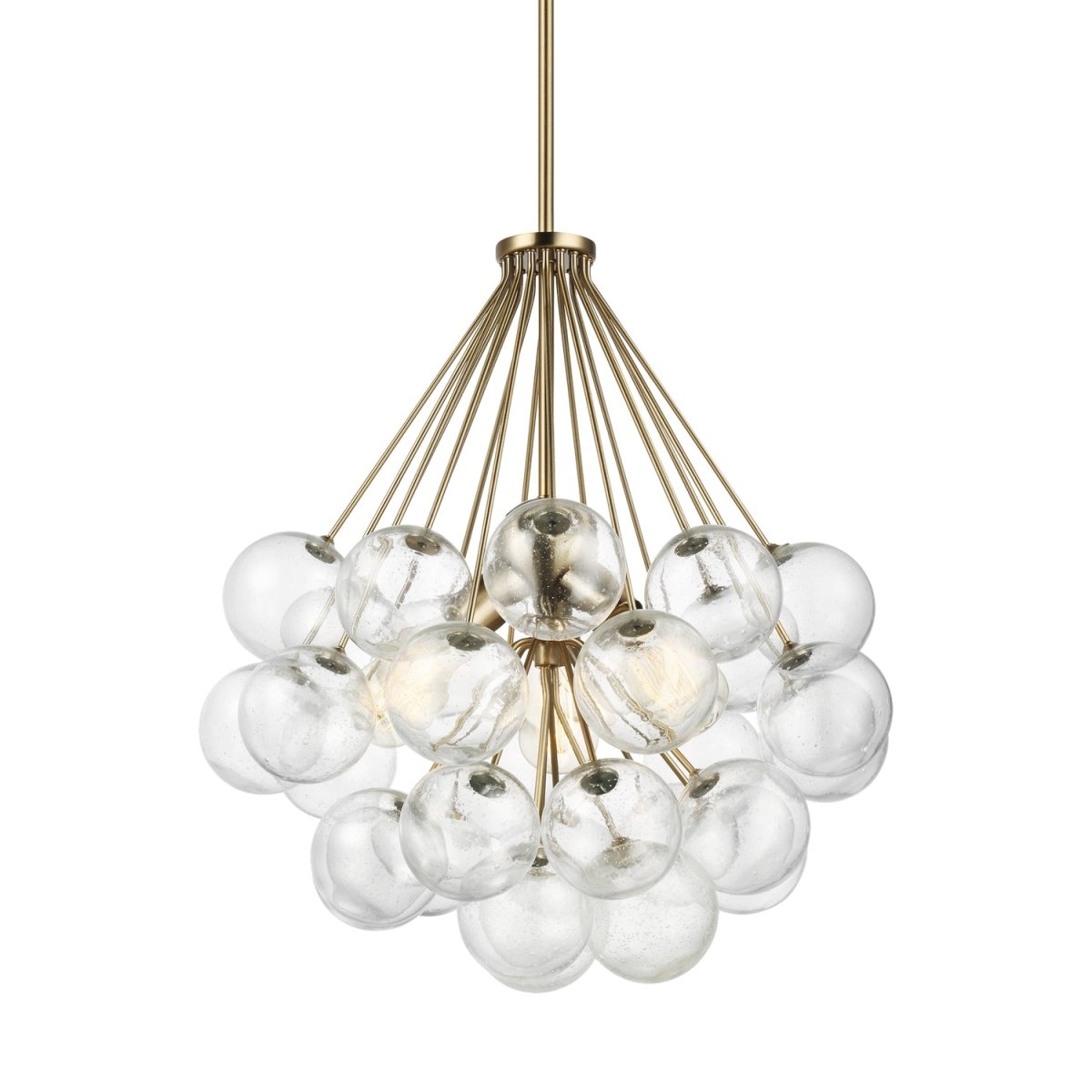 Lustre Bronzeville - Nickel brossé 21 3/4" by Visual Comfort Studio | Luminaires & cie