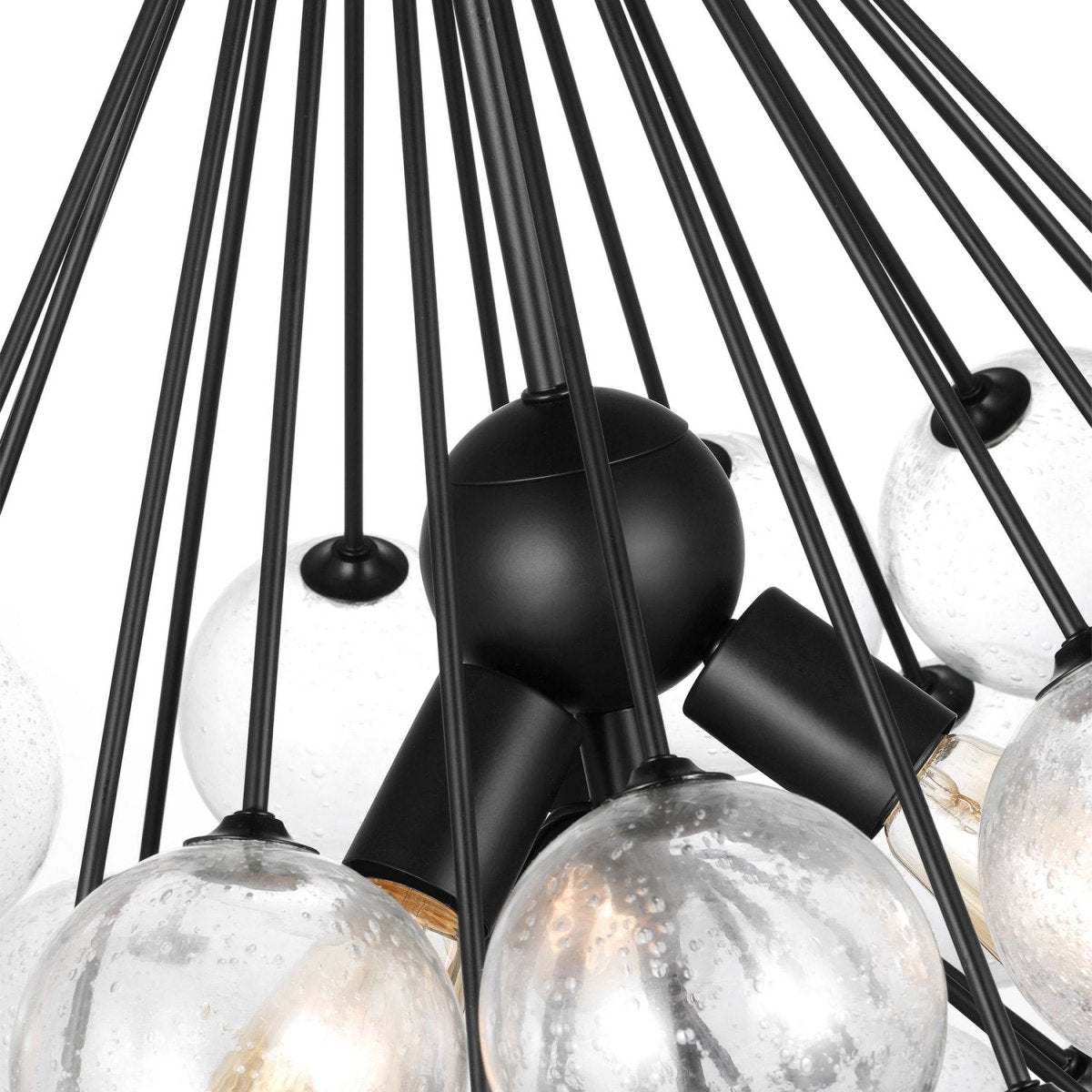 Lustre Bronzeville - Nickel brossé 21 3/4" by Visual Comfort Studio | Luminaires & cie
