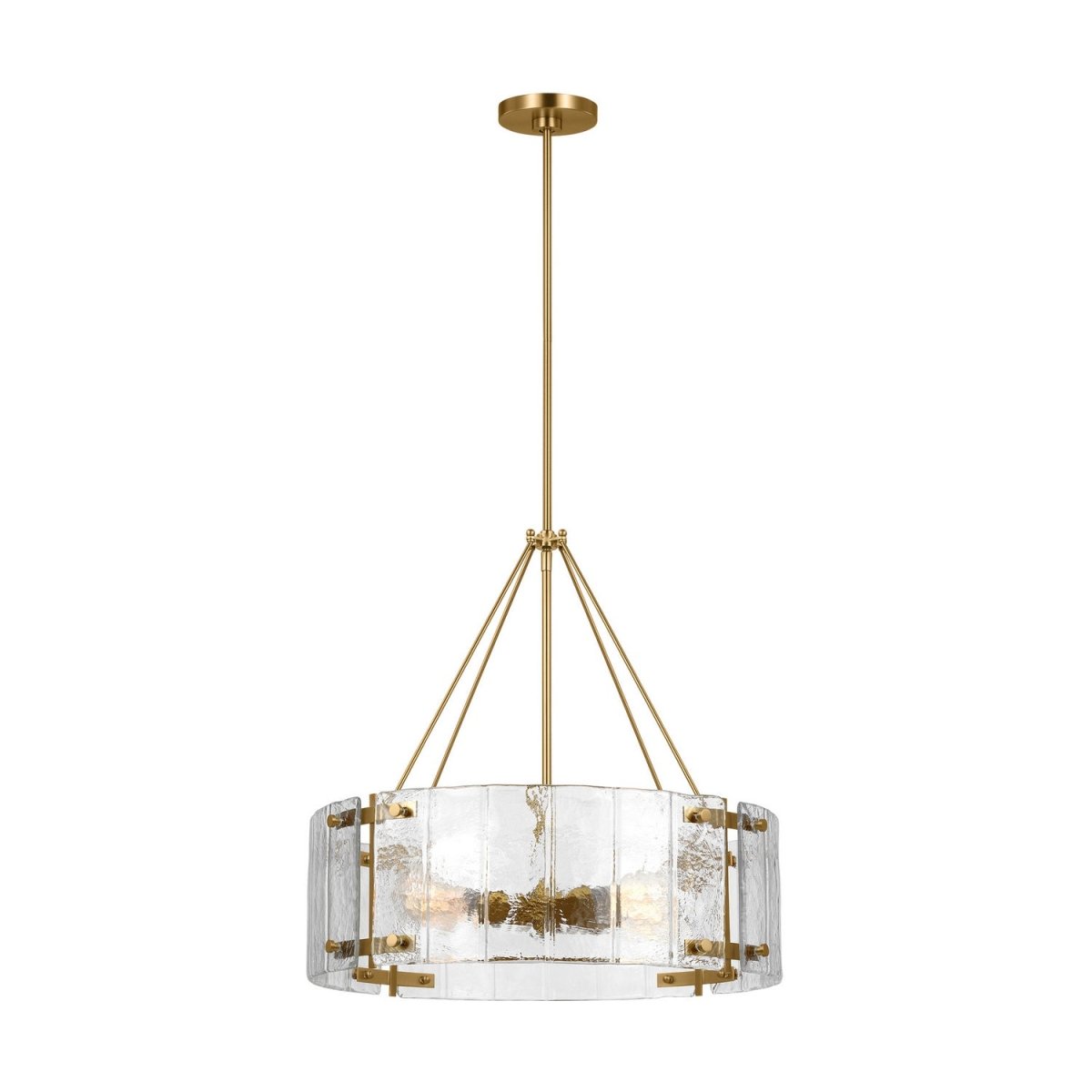 Lustre Calvert - Nickel poli by Visual Comfort Studio | Luminaires & cie