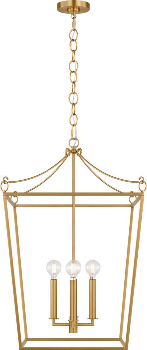 Lustre Carlyle - Laiton bruni 17 5/8" by Visual Comfort Studio | Luminaires & cie