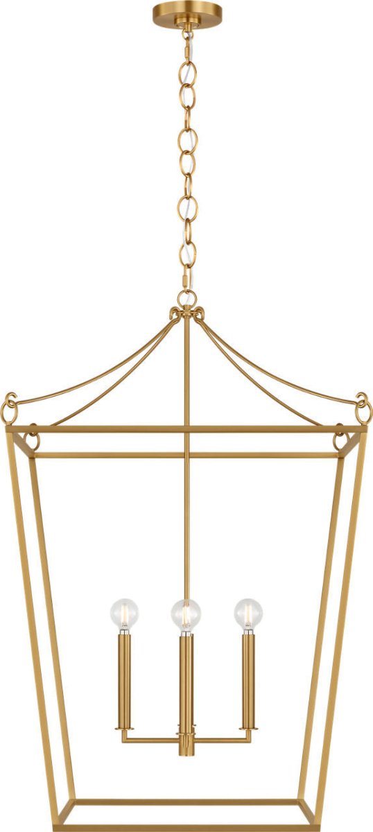 Lustre Carlyle - Laiton bruni 24 3/8" by Visual Comfort Studio | Luminaires & cie