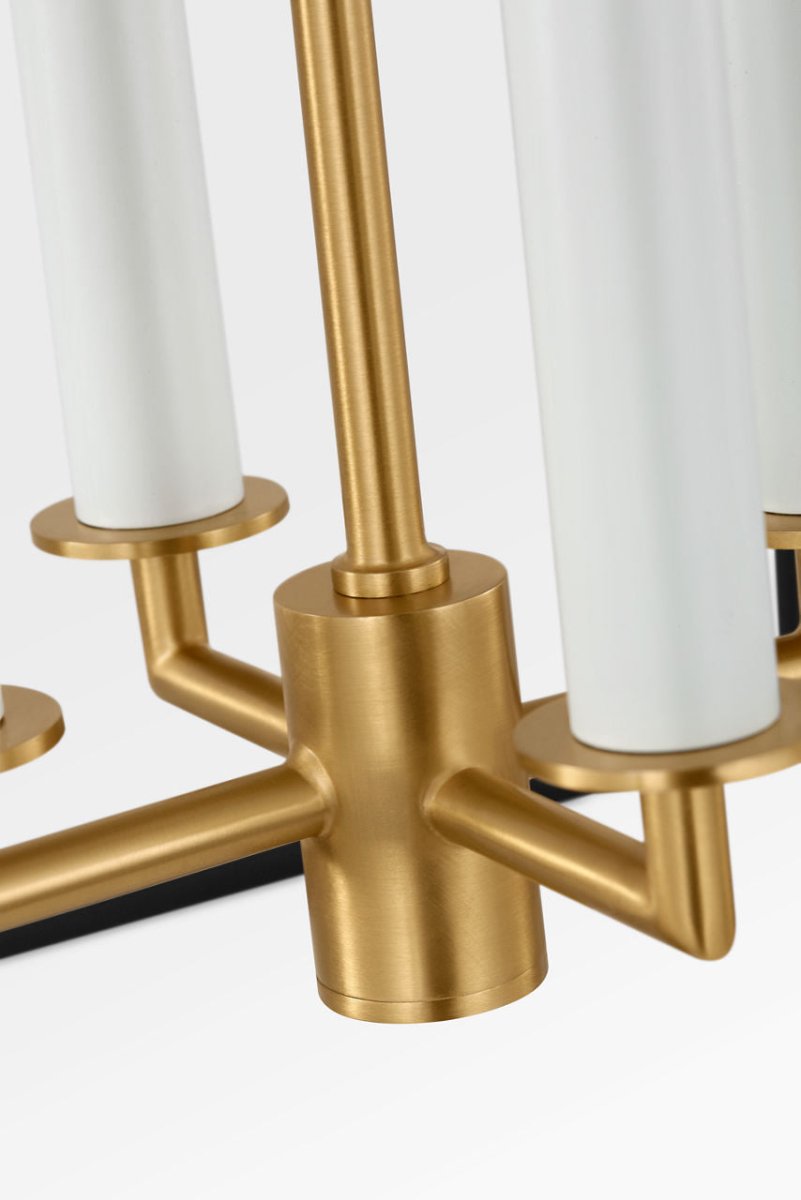 Lustre Carlyle - Noir minuit | Laiton bruni 24 3/8" by Visual Comfort Studio | Luminaires & cie