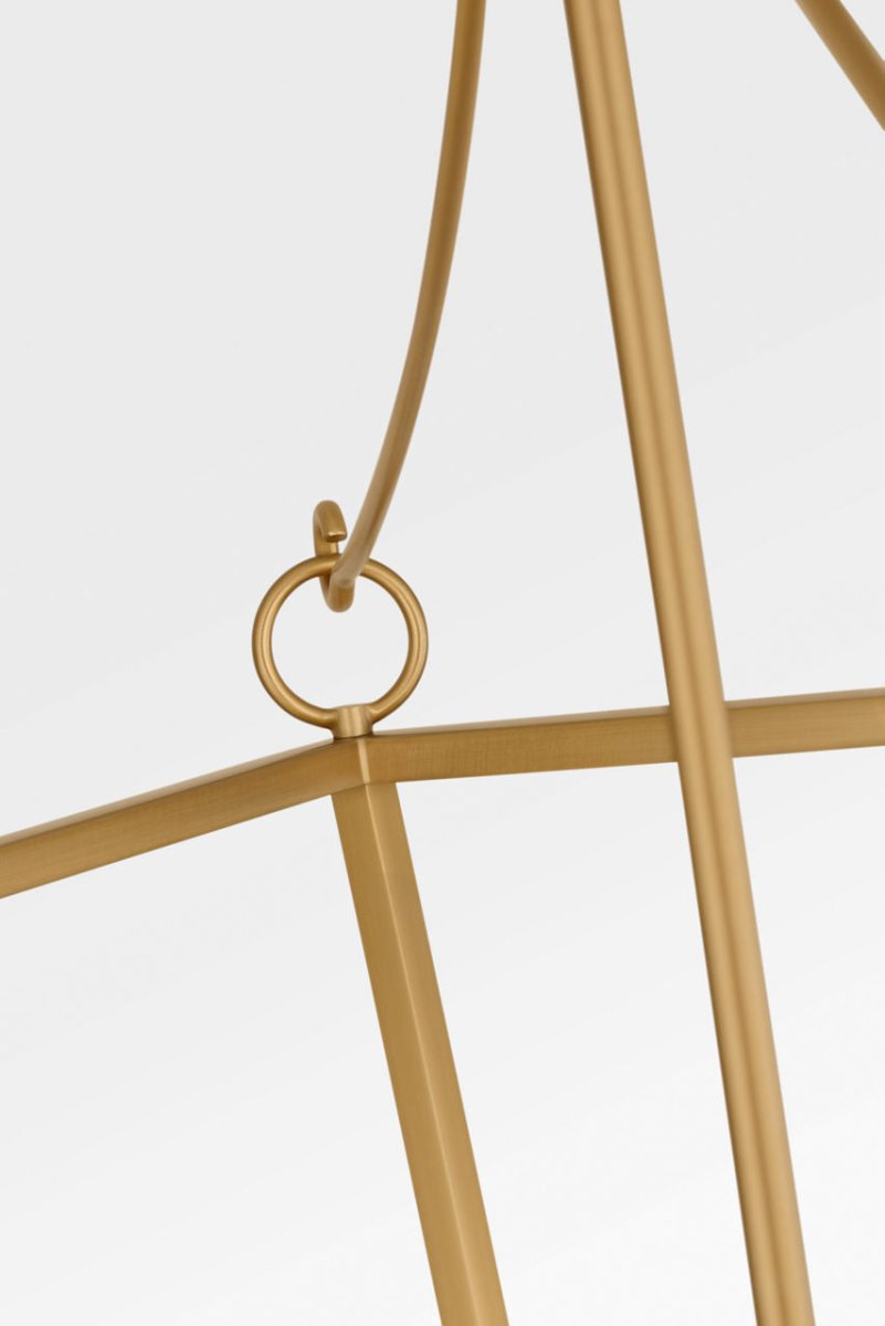 Lustre Carlyle - Noir minuit | Laiton bruni 24 3/8" by Visual Comfort Studio | Luminaires & cie