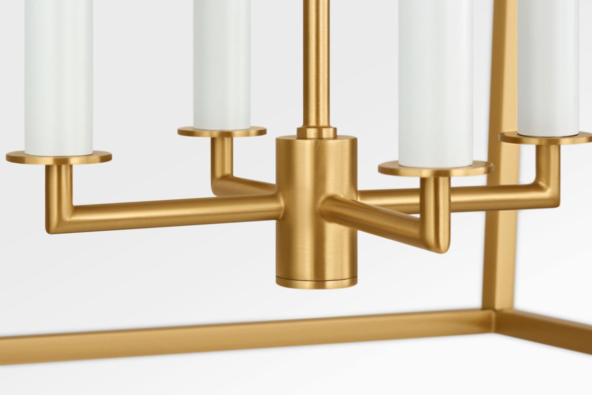 Lustre Carlyle - Noir minuit | Laiton bruni 24 3/8" by Visual Comfort Studio | Luminaires & cie
