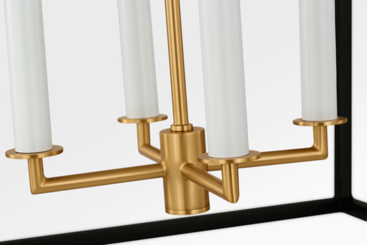 Lustre Carlyle - Noir minuit | Laiton bruni 24 3/8" by Visual Comfort Studio | Luminaires & cie