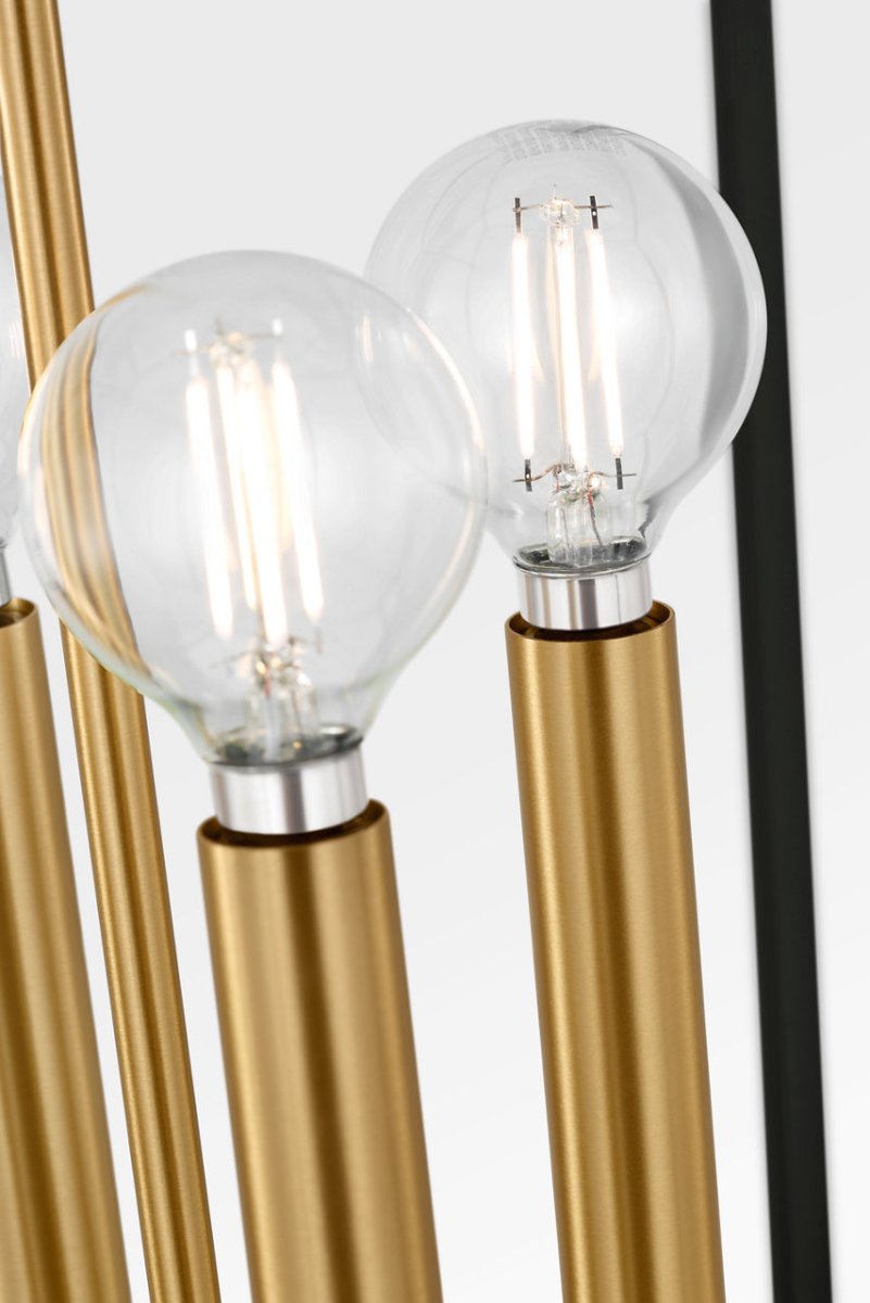 Lustre Carlyle - Noir minuit | Laiton bruni 24 3/8" by Visual Comfort Studio | Luminaires & cie