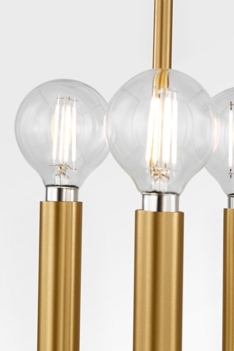 Lustre Carlyle - Noir minuit | Laiton bruni 24 3/8" by Visual Comfort Studio | Luminaires & cie