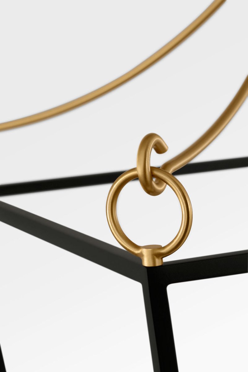 Lustre Carlyle - Noir minuit | Laiton bruni 24 3/8" by Visual Comfort Studio | Luminaires & cie