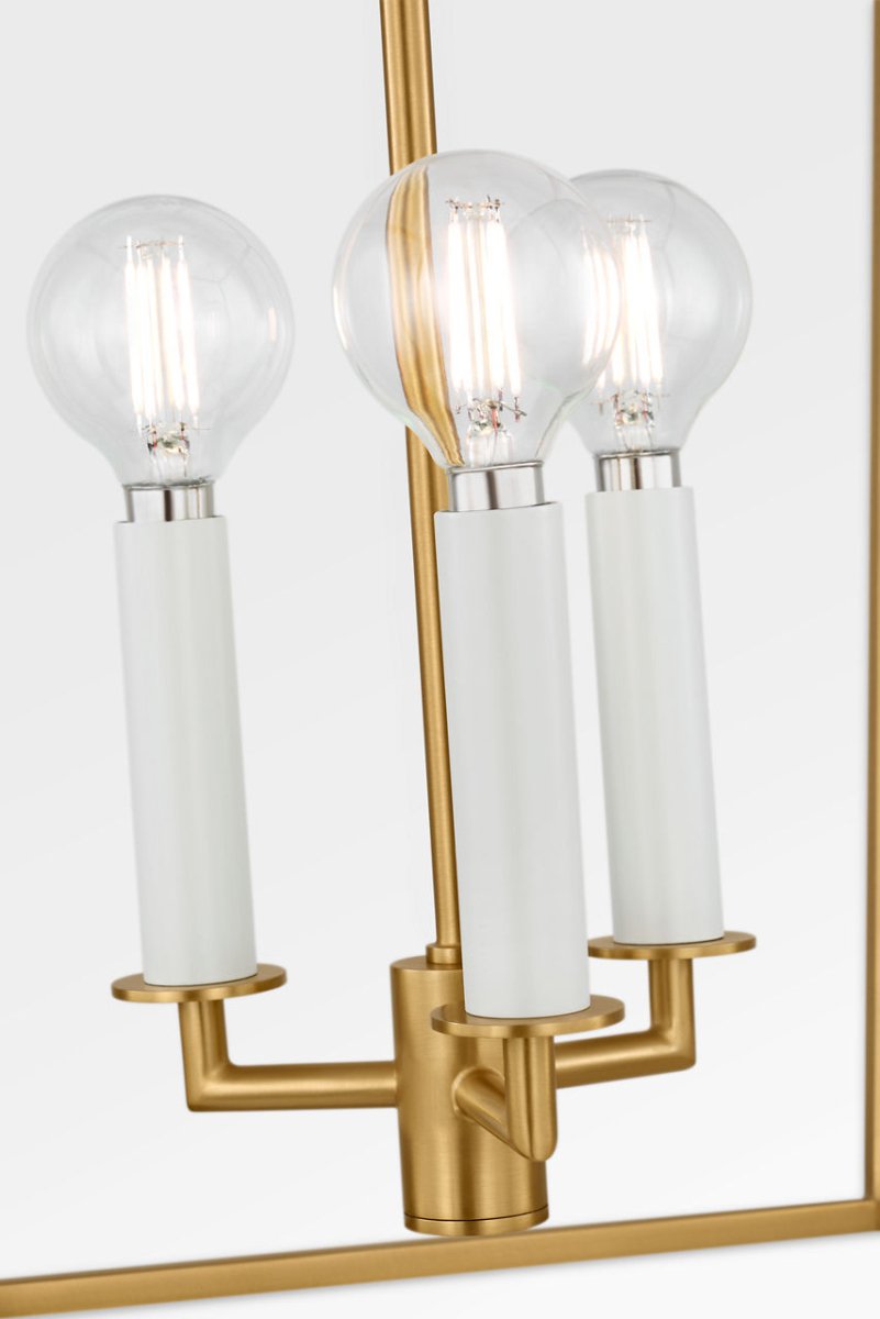 Lustre Carlyle - Noir minuit | Laiton bruni 24 3/8" by Visual Comfort Studio | Luminaires & cie