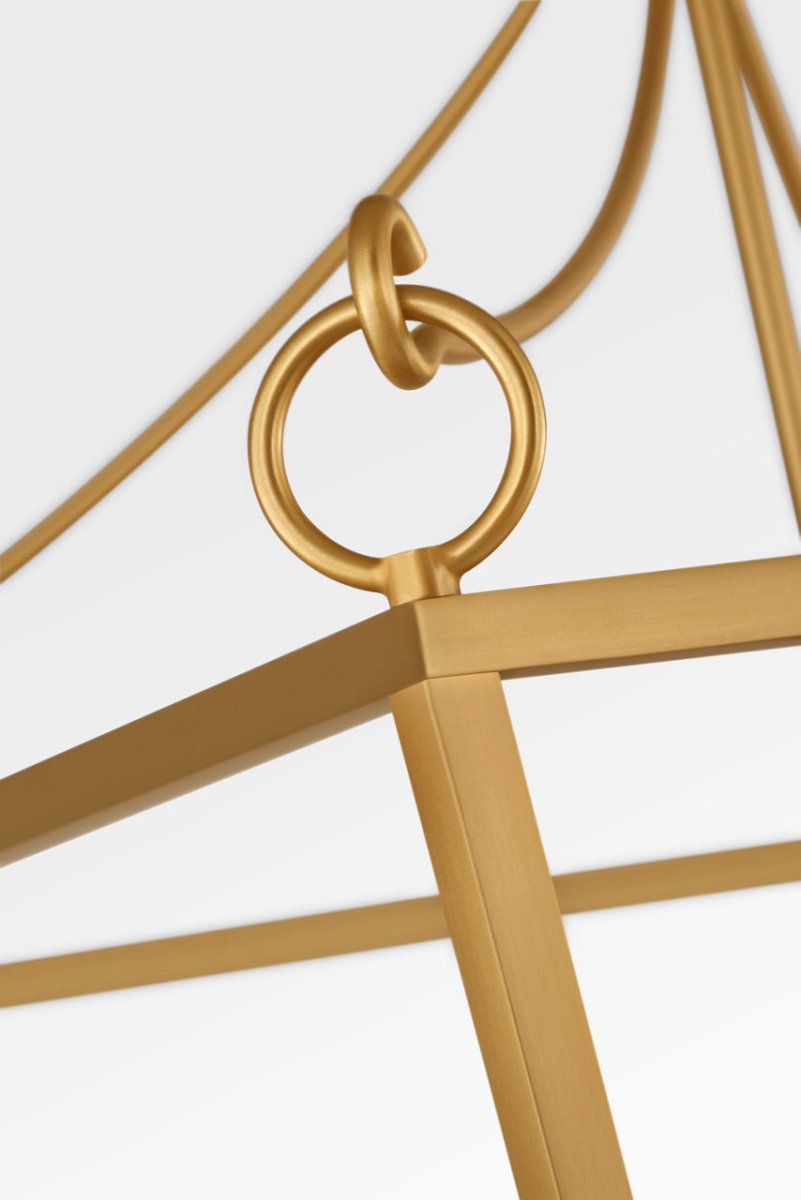 Lustre Carlyle - Noir minuit | Laiton bruni 24 3/8" by Visual Comfort Studio | Luminaires & cie