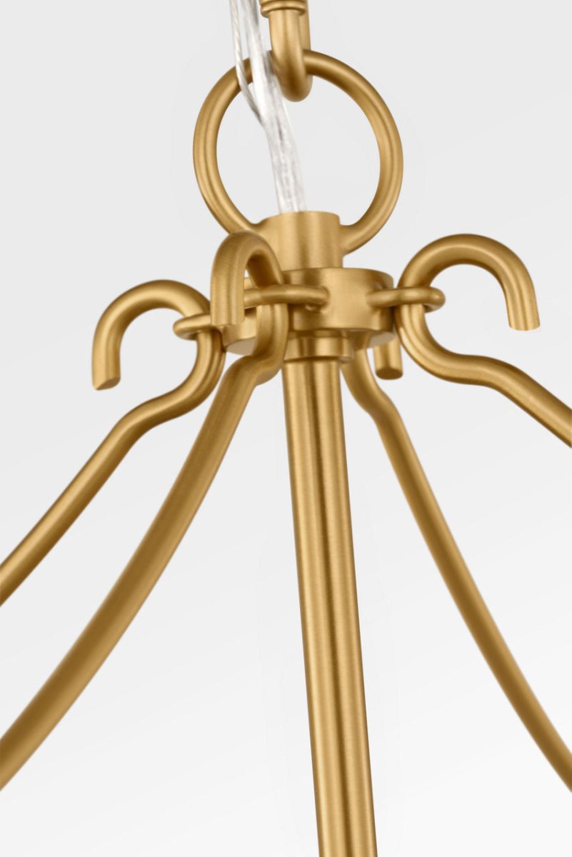 Lustre Carlyle - Noir minuit | Laiton bruni 24 3/8" by Visual Comfort Studio | Luminaires & cie