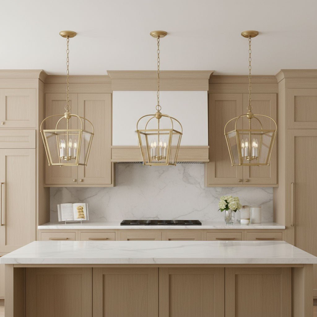 Lustre Charleston - Laiton satiné 21" by Visual Comfort Studio | Luminaires & cie