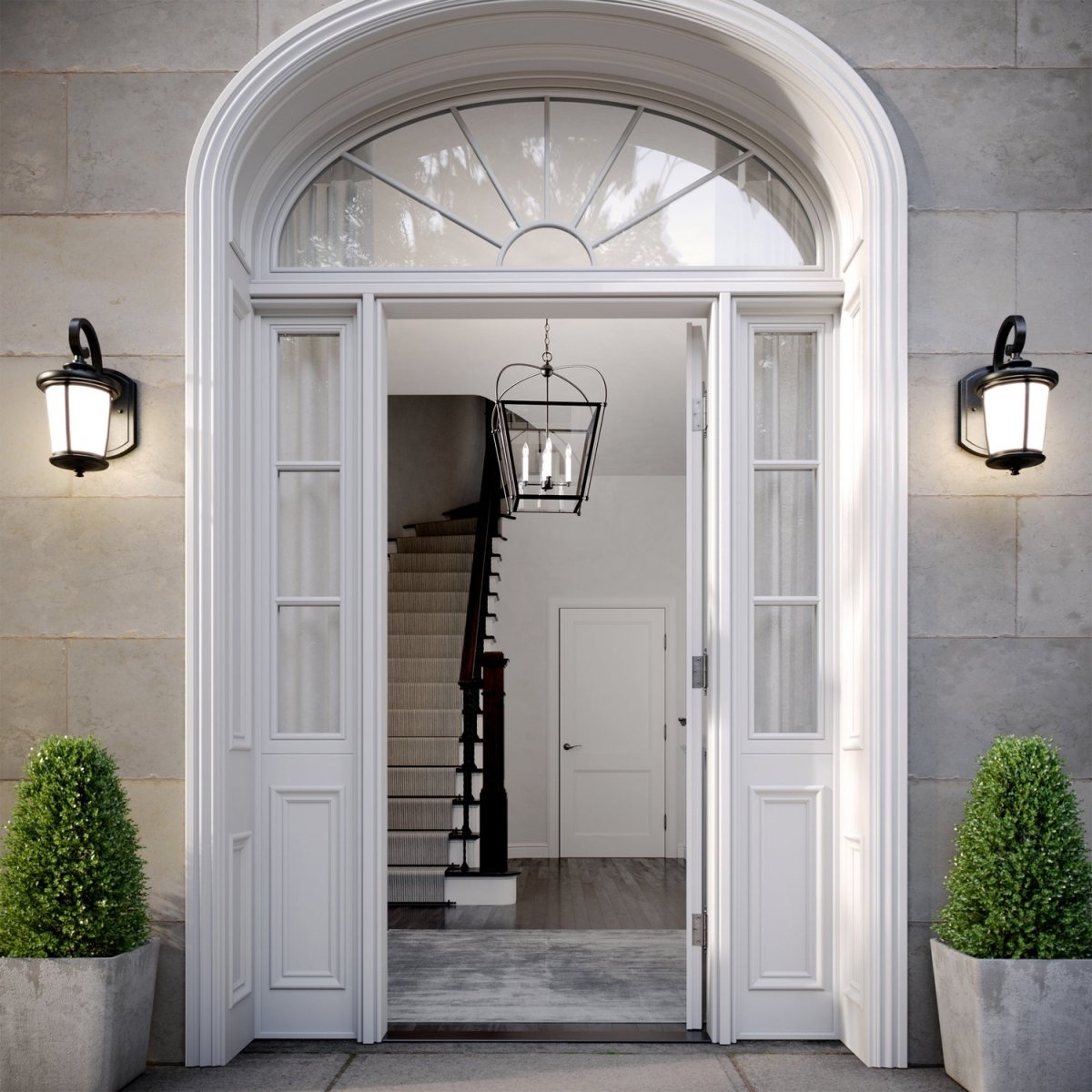 Lustre Charleston - Laiton satiné 21" by Visual Comfort Studio | Luminaires & cie