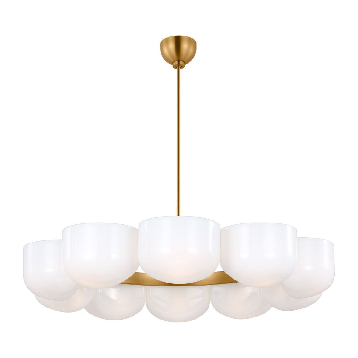 Lustre Cheverny - Laiton bruni by Visual Comfort Studio | Luminaires & cie