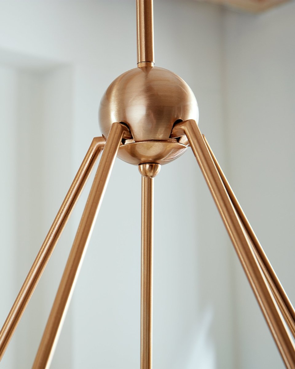Lustre Clark - Nickel brossé by Visual Comfort Studio | Luminaires & cie