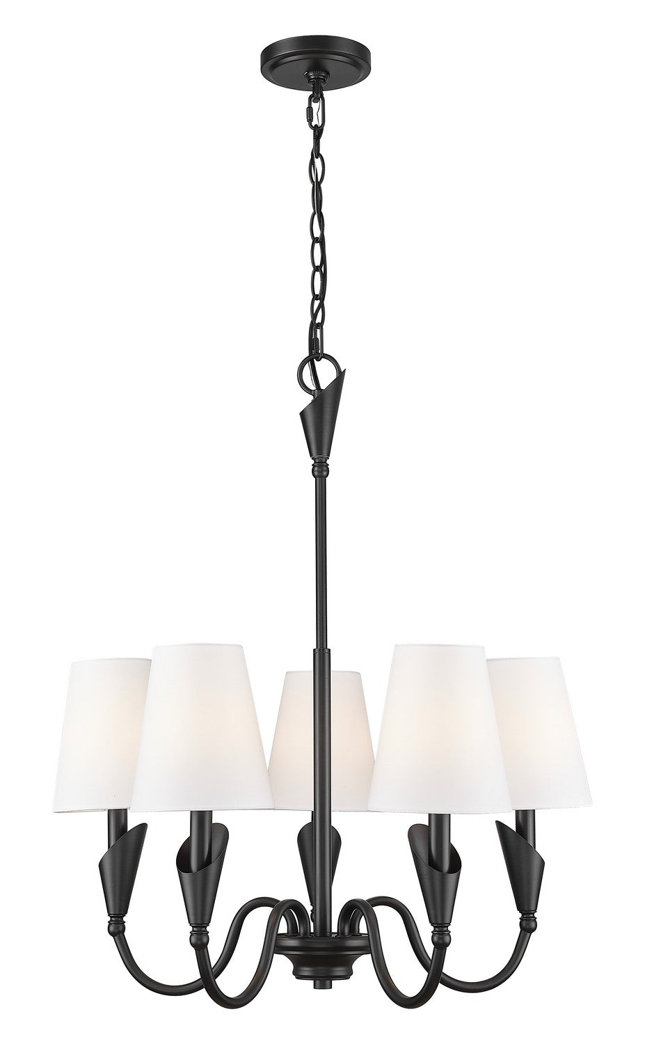 Lustre Claudelle Noir mat, 24" – Z-Lite