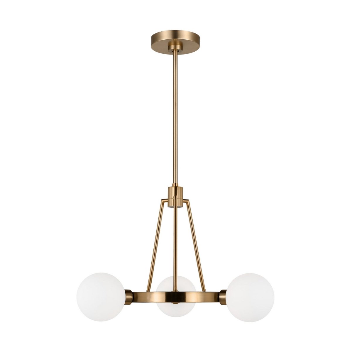 Lustre Clybourn - Laiton satiné 21" by Visual Comfort Studio | Luminaires & cie