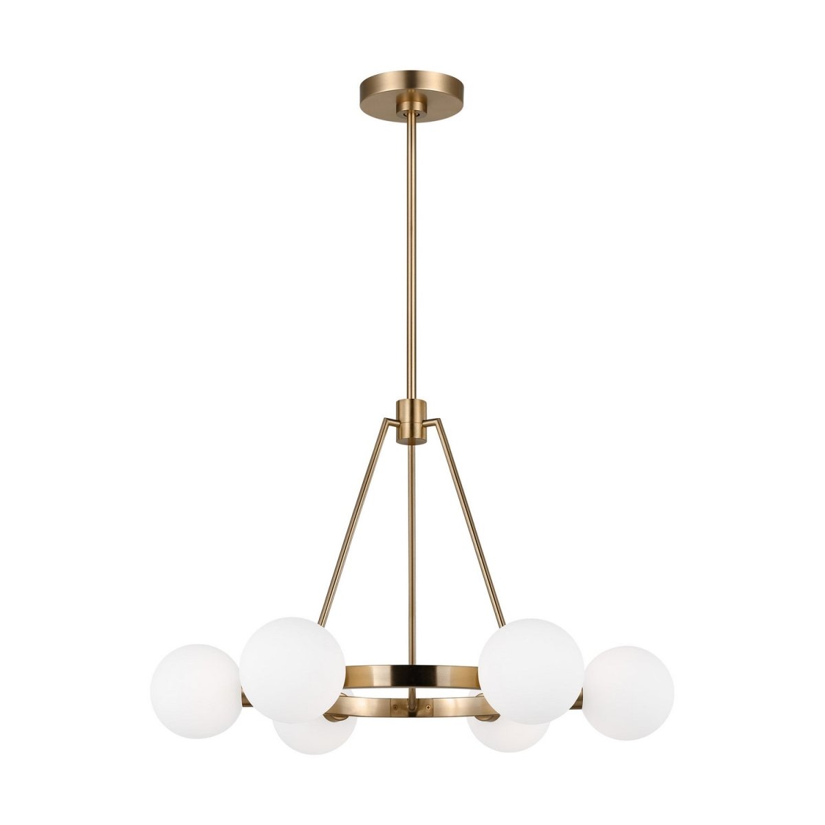 Lustre Clybourn - Laiton satiné 26" by Visual Comfort Studio | Luminaires & cie