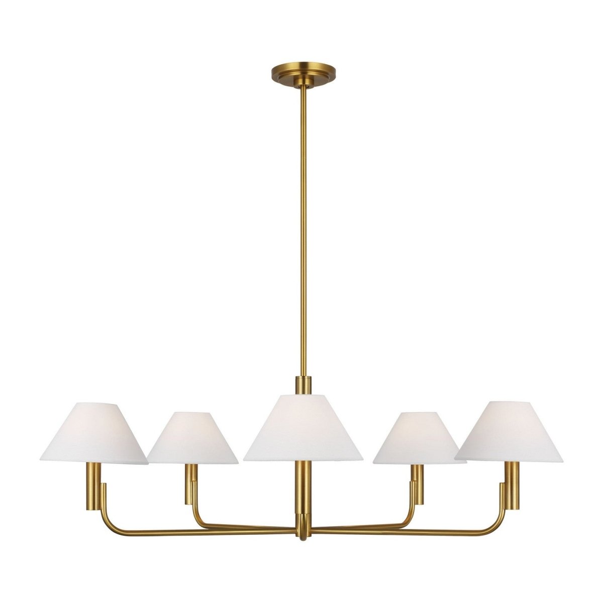 Lustre Colfax - Laiton bruni 40 1/2" by Visual Comfort Studio | Luminaires & cie