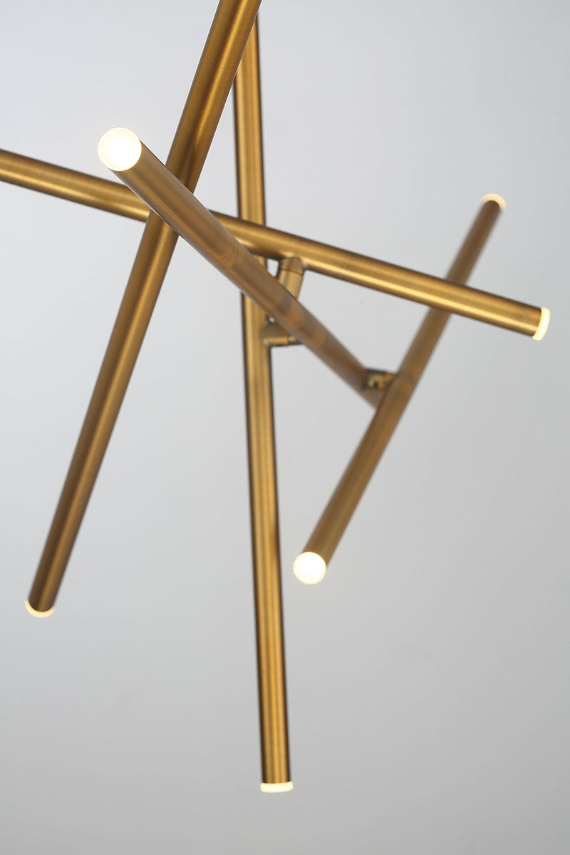 Lustre Crossroads Laiton brossé, 22" – vue 2