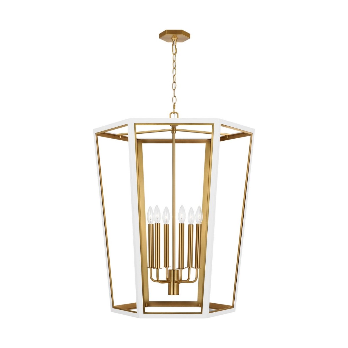 Lustre Curt - Blanc mat 26 5/8" by Visual Comfort Studio | Luminaires & cie