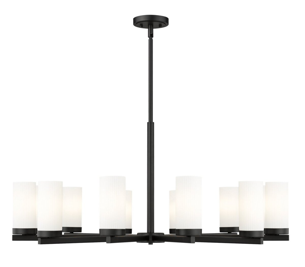 Lustre Danica - Noir mat 39" by Z-Lite | Luminaires & cie