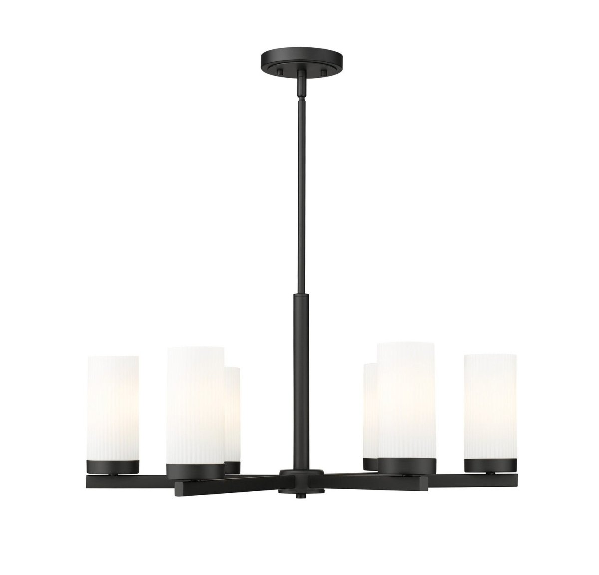 Lustre Danica - Noir mat 26" by Z-Lite | Luminaires & cie