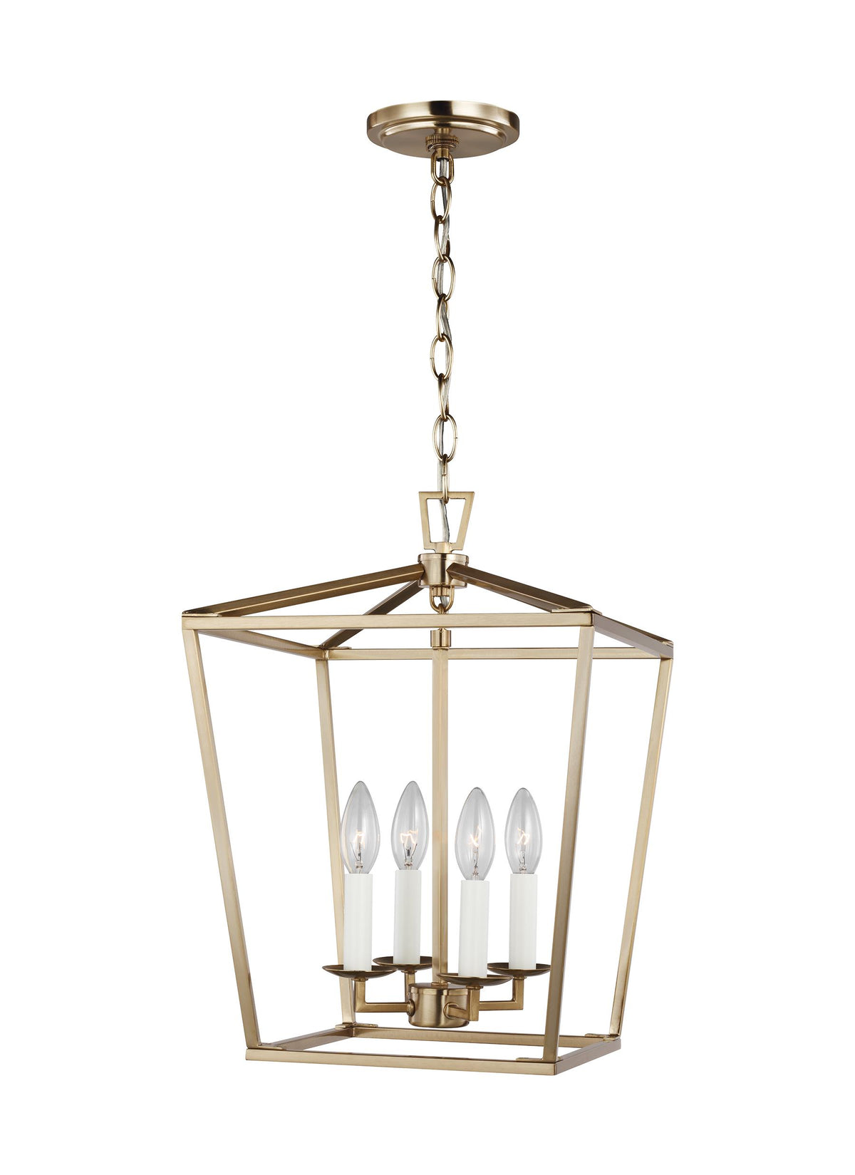 Lustre Dianna Laiton satiné, 12 1/2" – Visual Comfort Studio