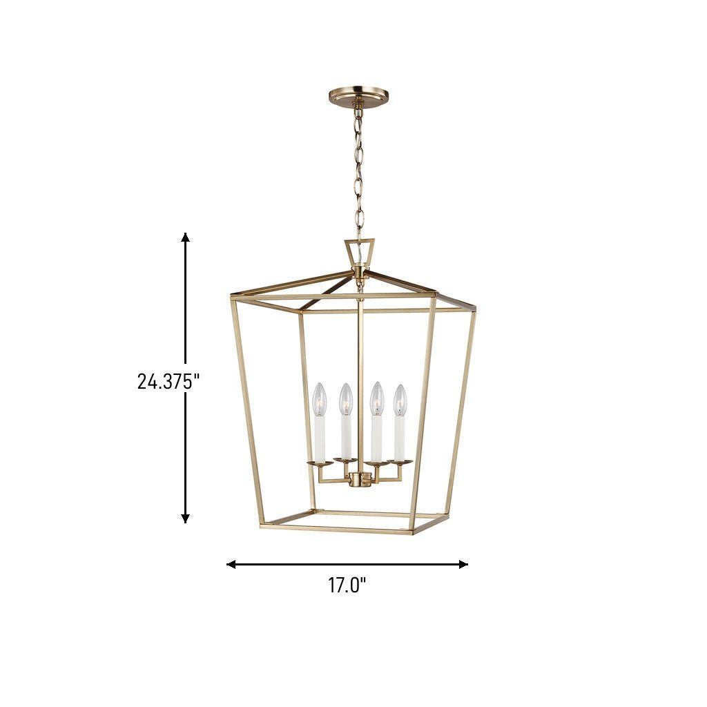 Lustre Dianna - Nickel brossé 12 1/2" by Visual Comfort Studio | Luminaires & cie