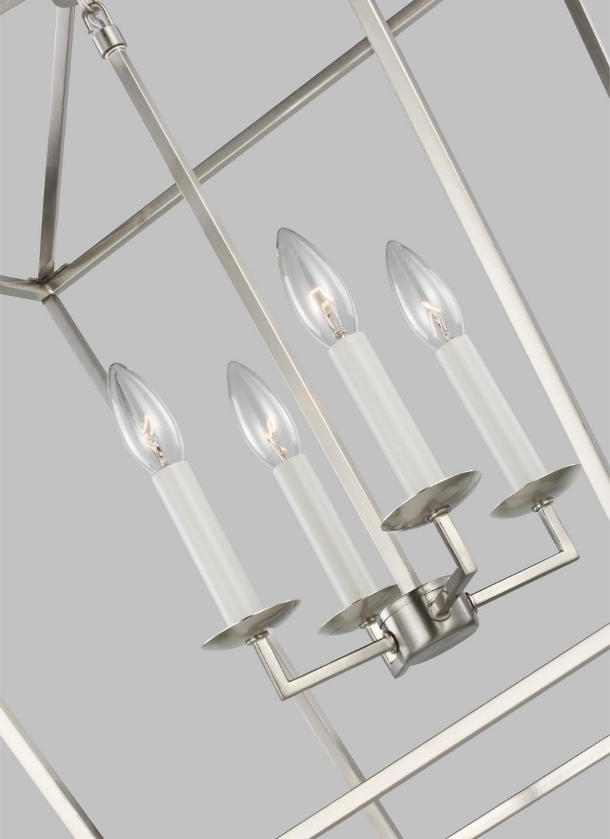 Lustre Dianna - Nickel brossé 12 1/2" by Visual Comfort Studio | Luminaires & cie
