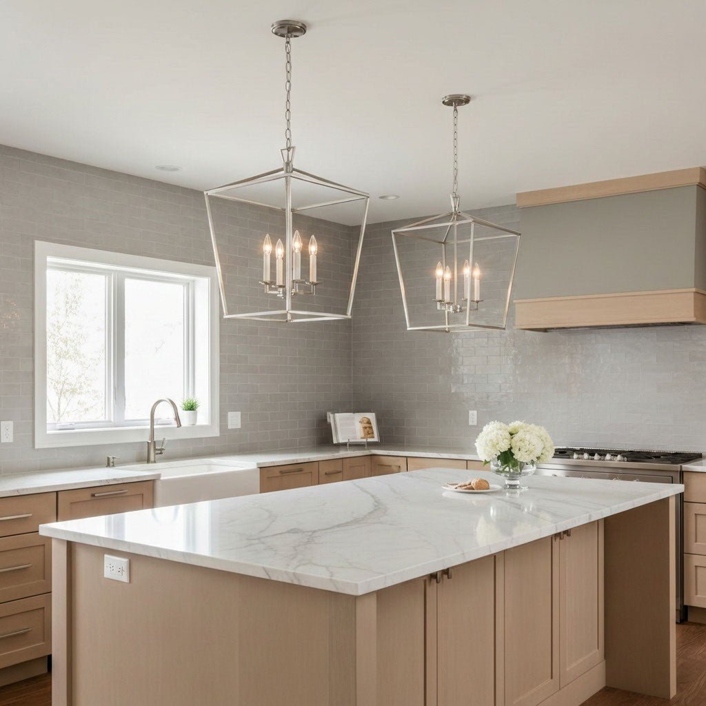 Lustre Dianna - Nickel brossé 12 1/2" by Visual Comfort Studio | Luminaires & cie