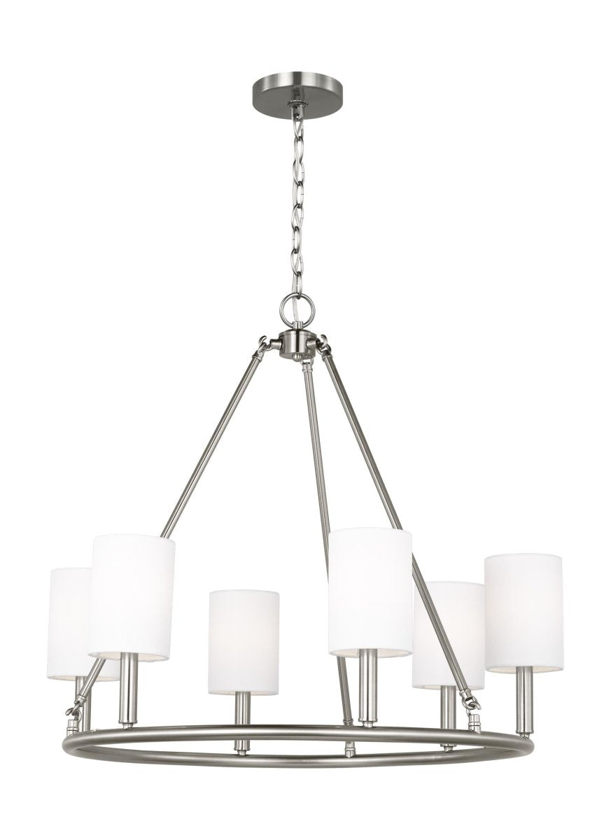 Lustre Egmont - Laiton satiné 36" by Visual Comfort Studio | Luminaires & cie