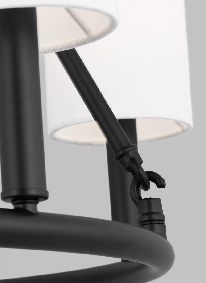 Lustre Egmont - Laiton satiné 36" by Visual Comfort Studio | Luminaires & cie