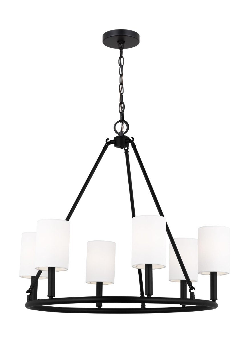 Lustre Egmont - Laiton satiné 36" by Visual Comfort Studio | Luminaires & cie