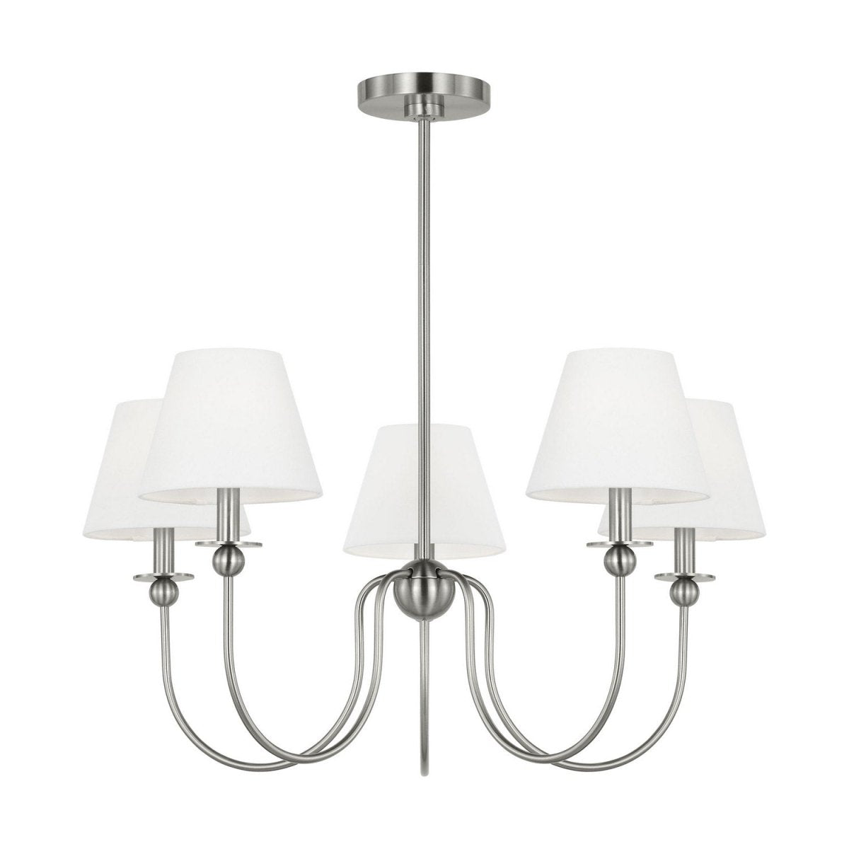 Lustre Elsay - Nickel brossé 29 3/4" by Visual Comfort Studio | Luminaires & cie