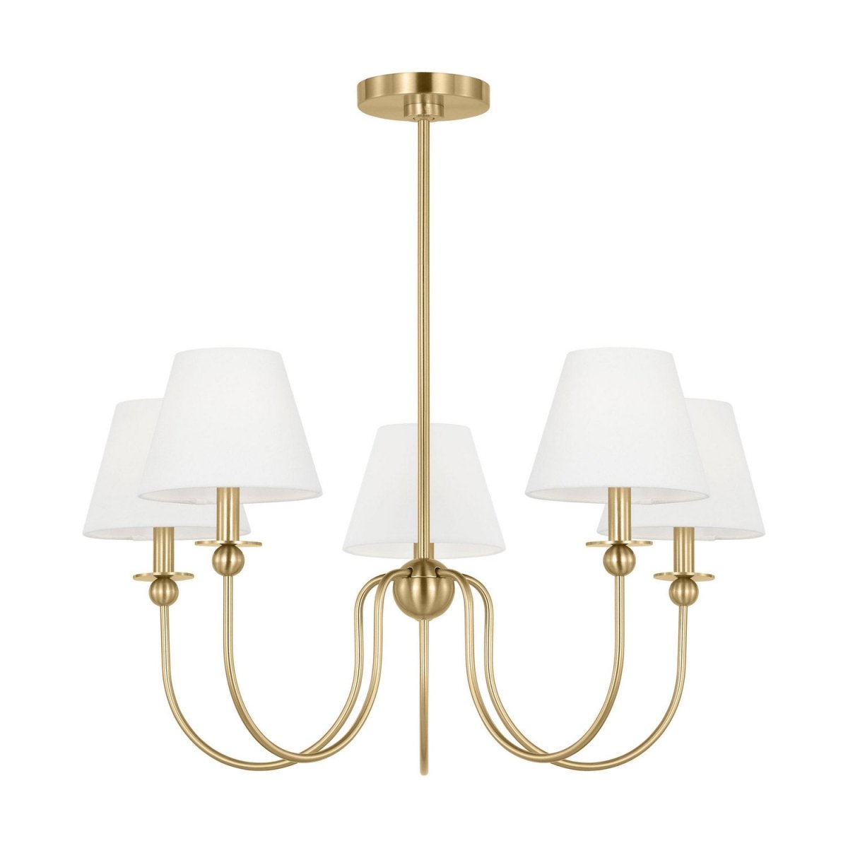Lustre Elsay - Laiton satiné 29 3/4" by Visual Comfort Studio | Luminaires & cie