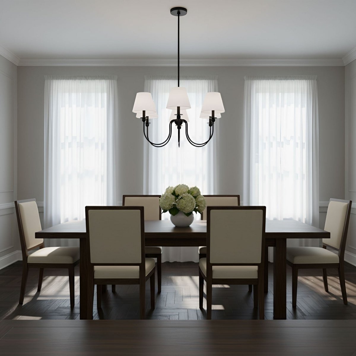 Lustre Elsay - Laiton satiné 29 3/4" by Visual Comfort Studio | Luminaires & cie
