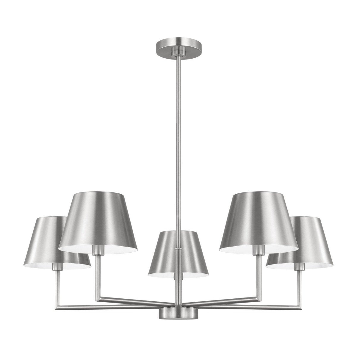 Lustre Ender - Nickel brossé by Visual Comfort Studio | Luminaires & cie