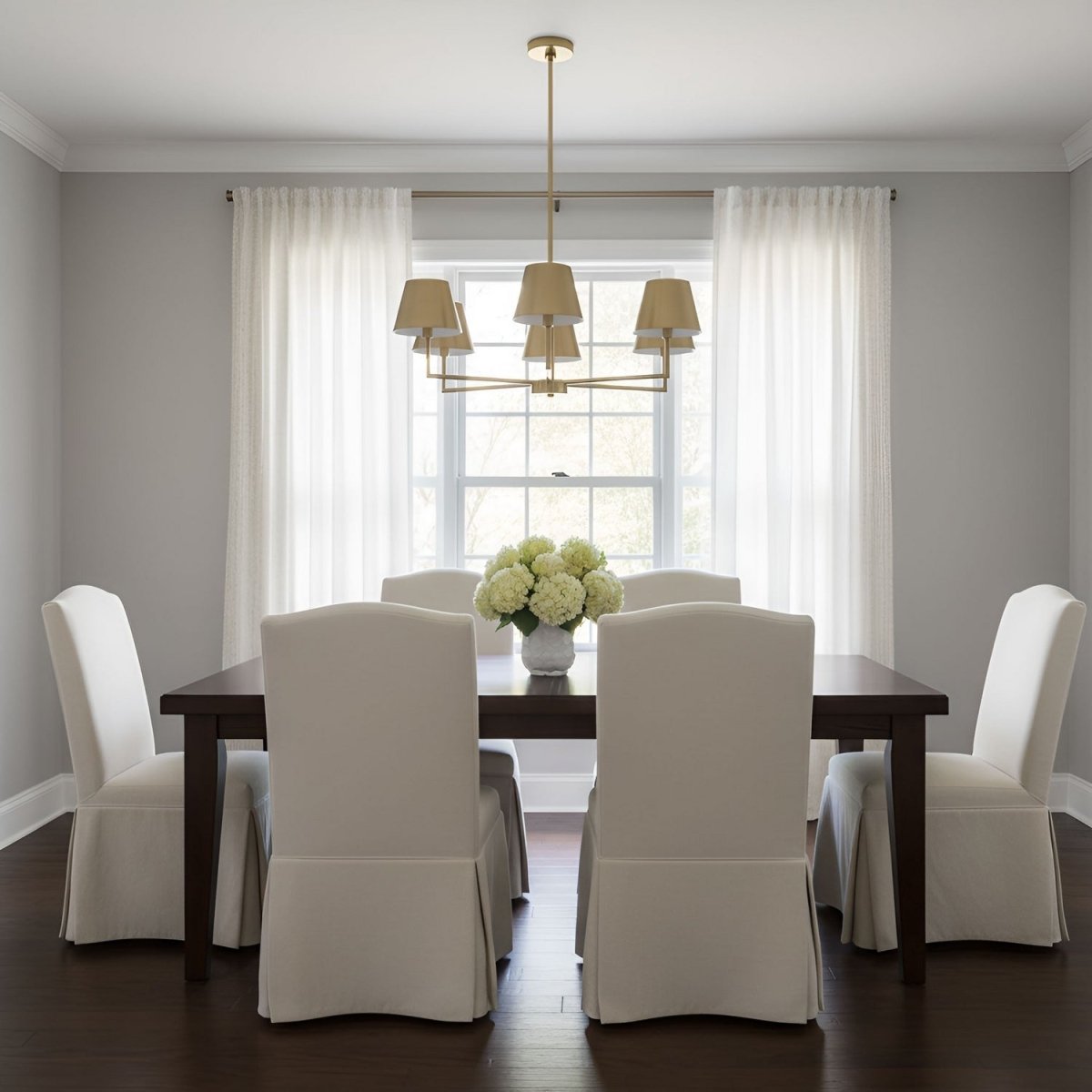 Lustre Ender - Laiton satiné by Visual Comfort Studio | Luminaires & cie