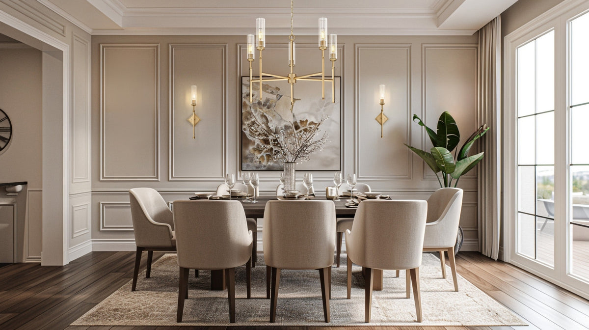 Lustre Esme Or moderne, nombre ampoules 5 – vue 5