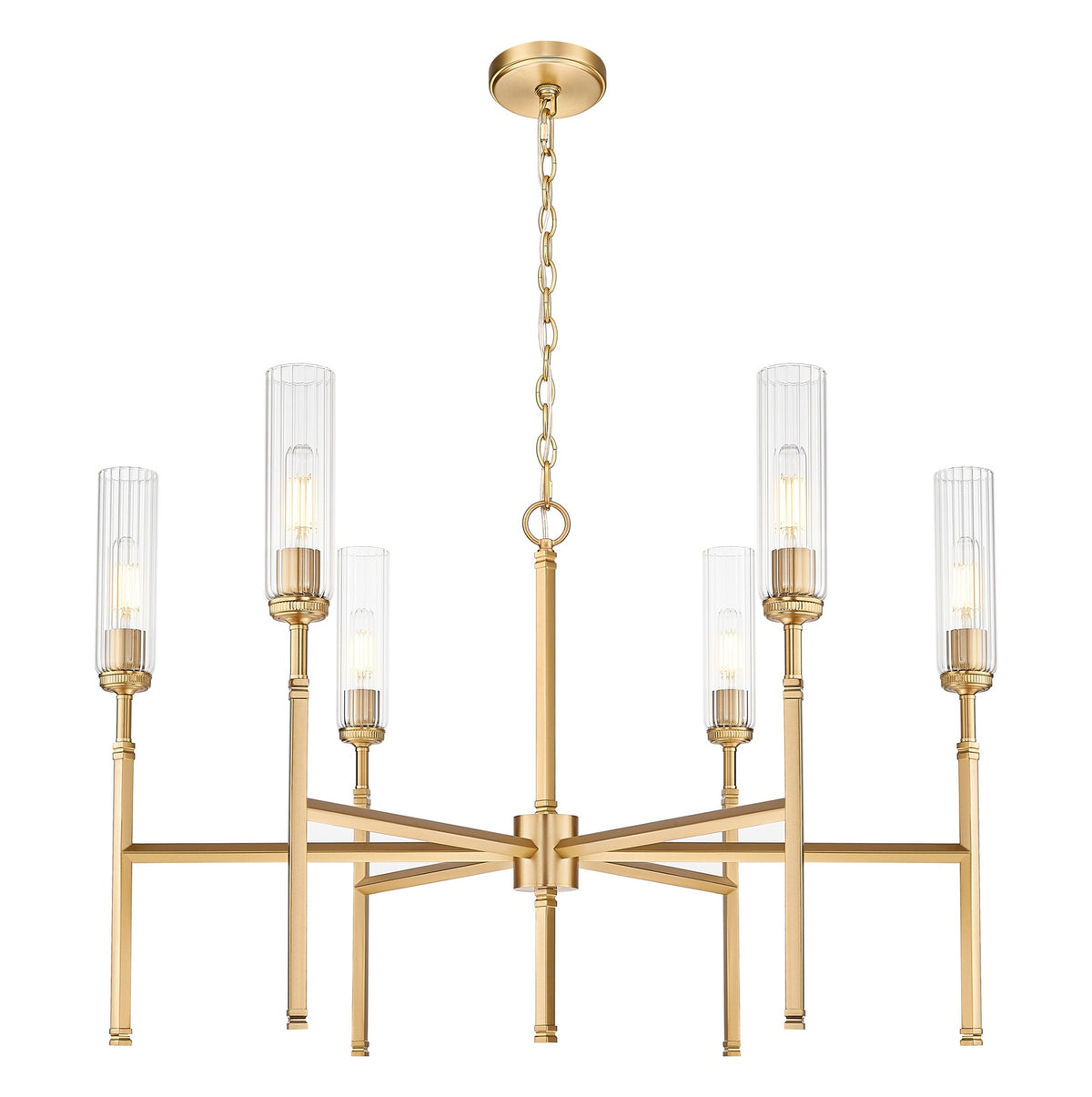 Lustre Esme Or moderne, nombre ampoules 6 – vue 4