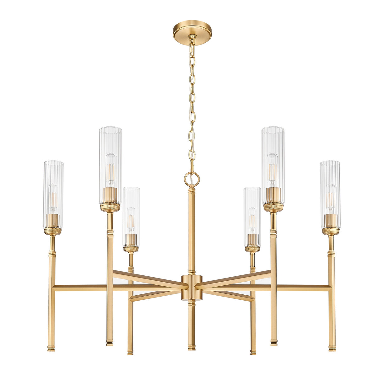 Lustre Esme Or moderne, nombre ampoules 6 – vue 5