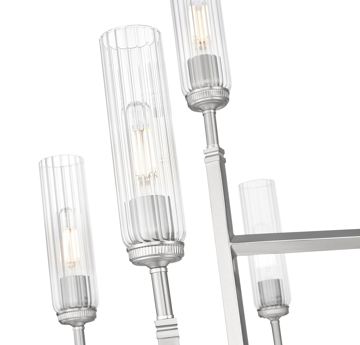 Lustre Esme Nickel brossé, nombre ampoules 9 – vue 2