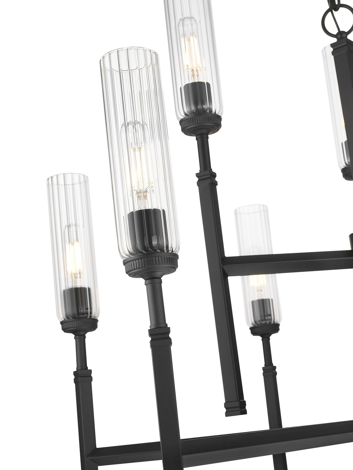 Lustre Esme Noir mat, nombre ampoules 9 – vue 4